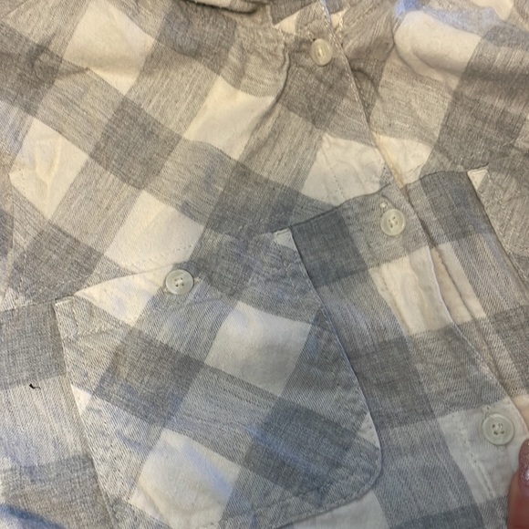 Eddie Bauer plaid flannel shacket with hoodie, women’s small! - Picture 7 of 7